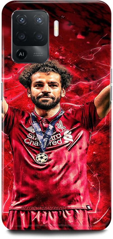 JUGGA Back Cover for OPPO F19 Pro, MOHAMMED, SALAH, FOOTBALLER, LIVERPOOL  (Red, Hard Case, Pack of: 1)