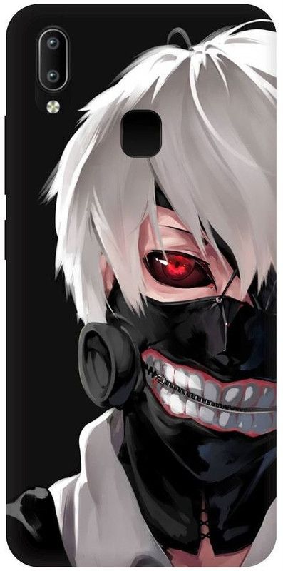 URCHIN Back Cover for Vivo Y93 Tokyo Ghoul, Keneki, Anime, Ghoul, Superpower, Heros, Skull, Dark  (Multicolor, Shock Proof, Pack of: 1)