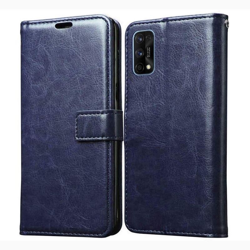 Stylist Sky Flip Cover for Realme 7 Pro  (Blue, Shock Proof)