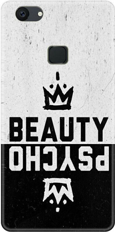Smutty Back Cover for Vivo Y83, Vivo 1802 - Beauty Psycho Print  (Multicolor, Hard Case, Pack of: 1)