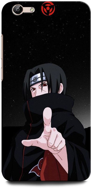 GRAFIQE Back Cover for Vivo V5/ Vivo V5s 1601/1713 ITACHI UCHIHA, GIRL, ANIMATION, ANIME, CARTOON  (Multicolor, Shock Proof, Pack of: 1)