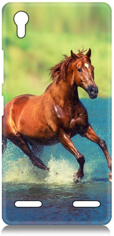 Smutty Back Cover for Lenovo A6010 - Horse Print  (Multicolor, Hard Case, Pack of: 1)