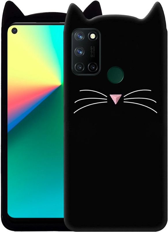 BOZTI Back Cover for Realme 7i  (Black, Grip Case, Pack of: 1)