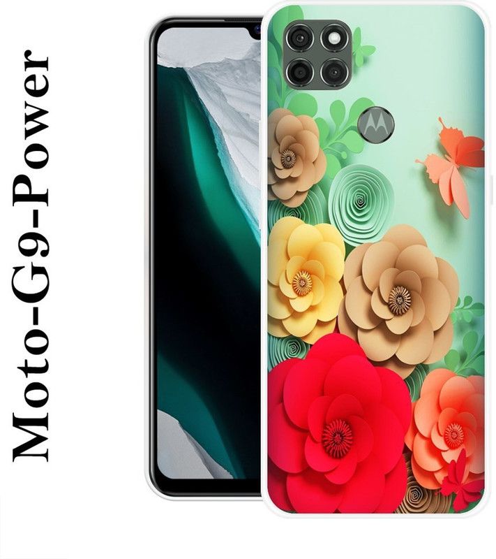 REALKING Back Cover for Motorola Moto G9 Power  (Multicolor, Grip Case, Silicon)