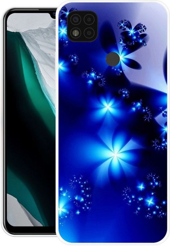 BAILAN Back Cover for Redmi 9, Redmi 9C, POCO C31  (Blue, Grip Case, Silicon)