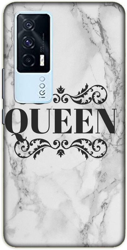 iprinto Back Cover for iQOO 7, iQOO 7 5G Queen Of Everything Back Cover  (White, Hard Case, Pack of: 1)