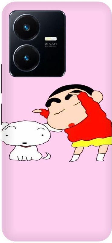 URCHIN Back Cover for Vivo Y22S Shinchan-Cute-Cartoon-Anime-Shinchan-cover-224125  (Multicolor, Shock Proof, Pack of: 1)