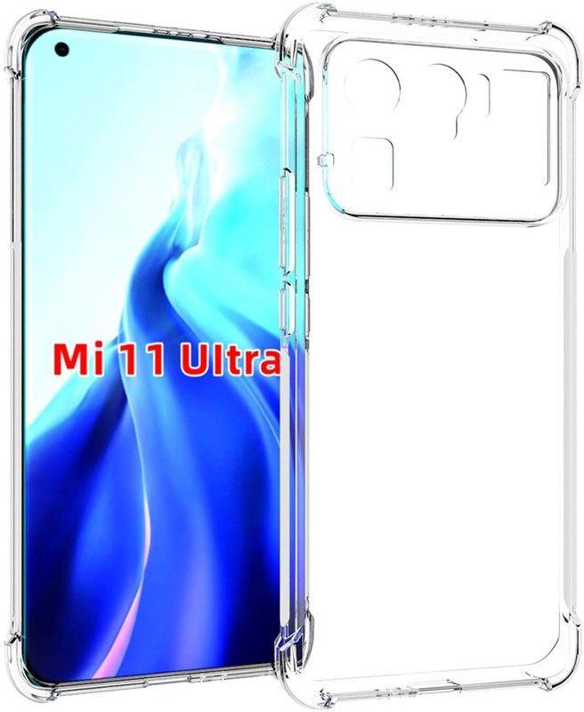 SmartPoint Back Cover for Xiaomi Mi 11 Ultra  (Transparent, Silicon, Pack of: 1)