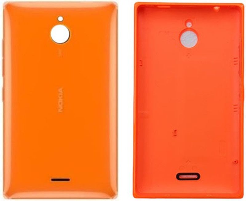 imbi Replacement Back Door For Nokia X2 ON/ OFF and Volume Side Button Back Panel  (Orange)