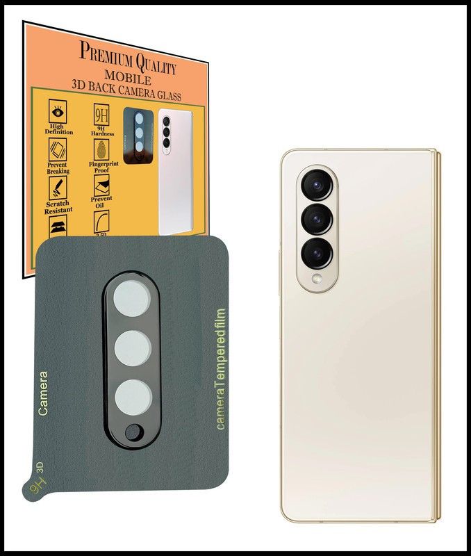 hirdesh Back Camera Lens Glass Protector for Samsung Galaxy Z Fold 4  (Pack of: 1)