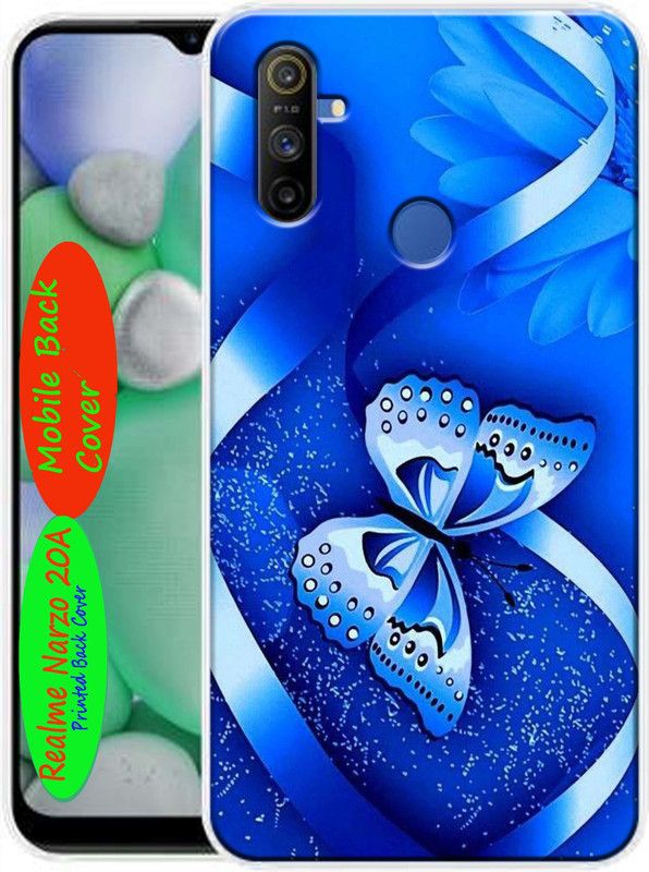 SkyAmound Back Cover for Realme Narzo 20a, Realme Narzo 20A Back Cover  (Multicolor, Dual Protection, Silicon, Pack of: 1)