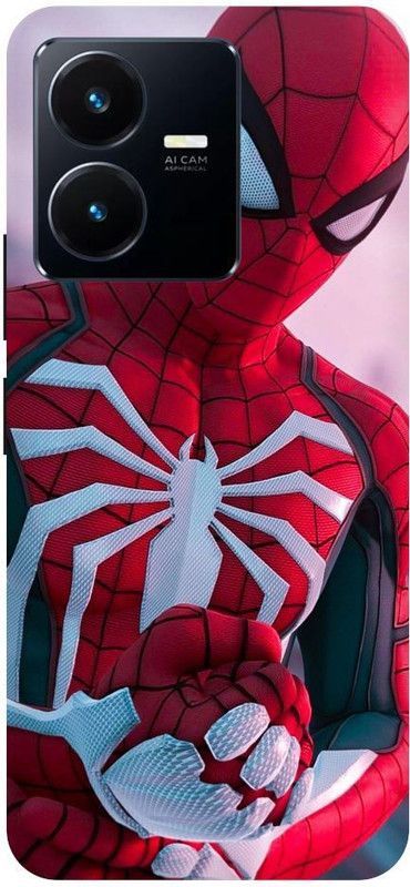 Vinsmoke Back Cover for Vivo Y35 Spiderman-Spiderman-Logo-Marvel-Comic-Superhero-354255  (Multicolor, Shock Proof, Pack of: 1)