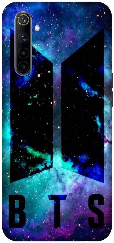 URCHIN Back Cover for Realme 6  (Black, Blue, Shock Proof, Pack of: 1)