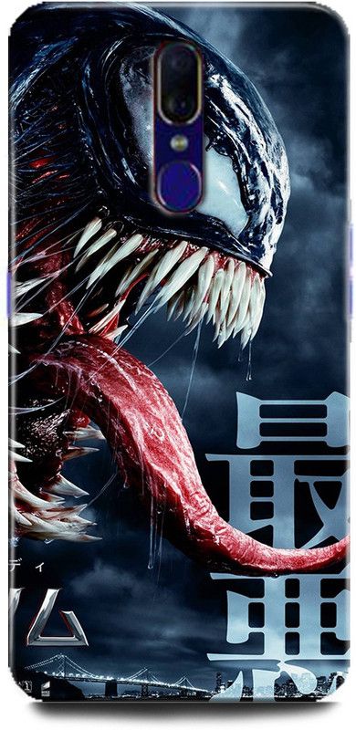 Afterglow Back Cover for OPPO A9 VENOM, MARVAL, COMIC, SPIDERMAN, ANTI HERO, SUPERHERO  (Multicolor, Shock Proof, Pack of: 1)