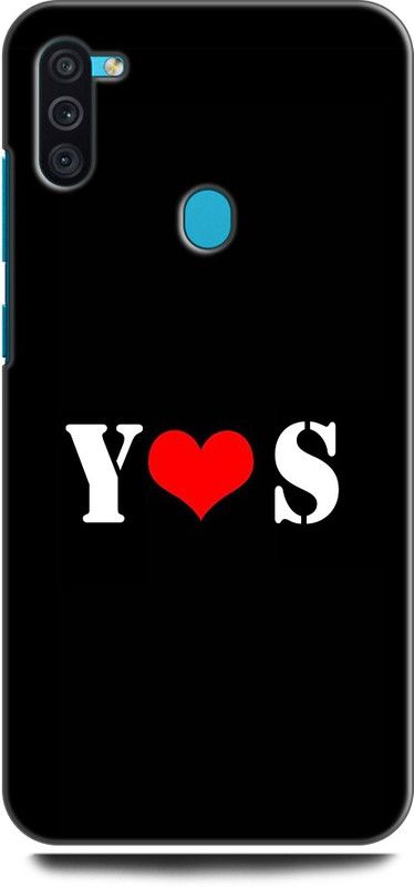 Afterglow Back Cover for SAMSUNG Galaxy M11 Y S, Y LOVES S, NAME, LETTER, ALPHABET, YS LOVE, HART  (Multicolor, Shock Proof, Pack of: 1)
