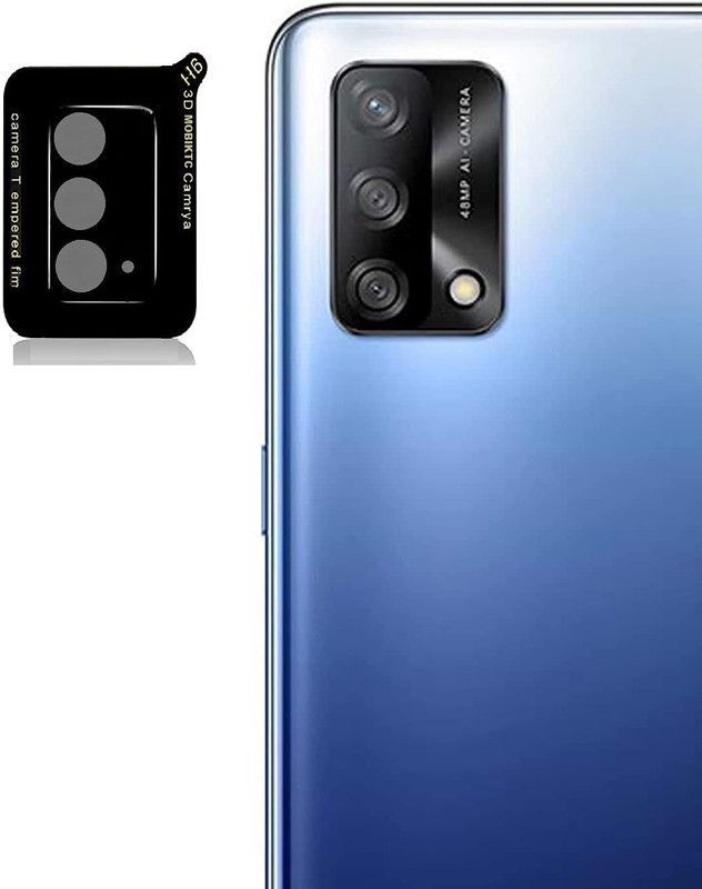 Caseworm Back Camera Lens Glass Protector for Oppo F19 Slim 9H Strong Glass Full Coverage, Scratch Resistant  (Pack of: 1)
