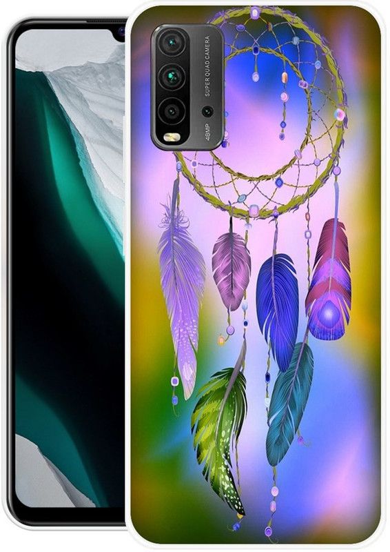 THINKSTAR Back Cover for Redmi 9 Power  (Multicolor, Grip Case, Silicon)