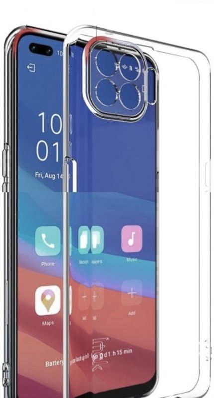 srskt case Pouch for Oppo F19 Pro  (Transparent, Camera Bump Protector, Pack of: 1)