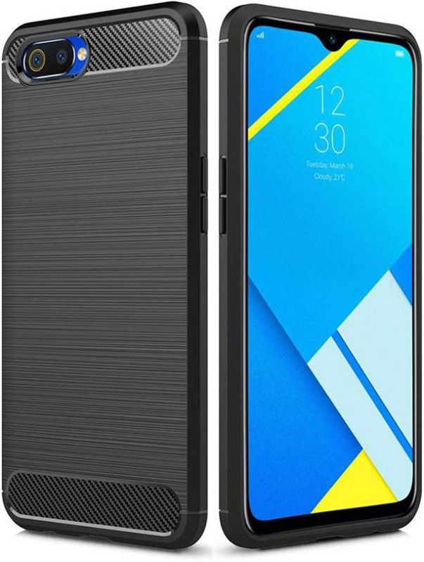 Flipkart SmartBuy Back Cover for Realme C2, Oppo A1k  (Black, Rugged Armor, Pack of: 1)