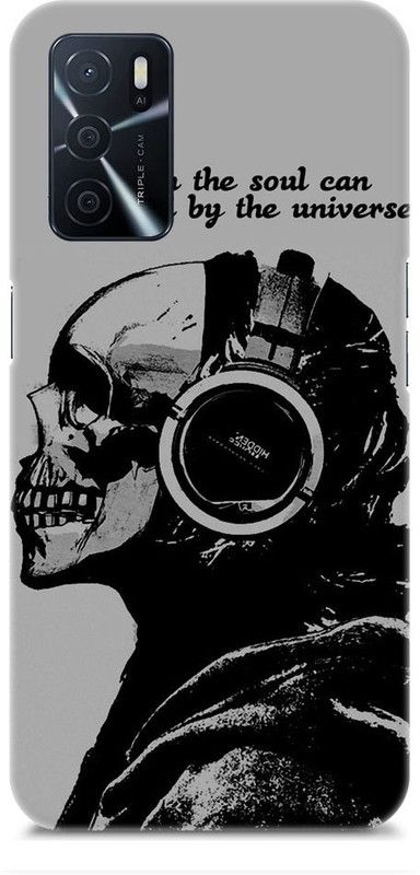 Mast Kalandar Back Cover for OPPO A16  (Grey, Black, Hard Case)