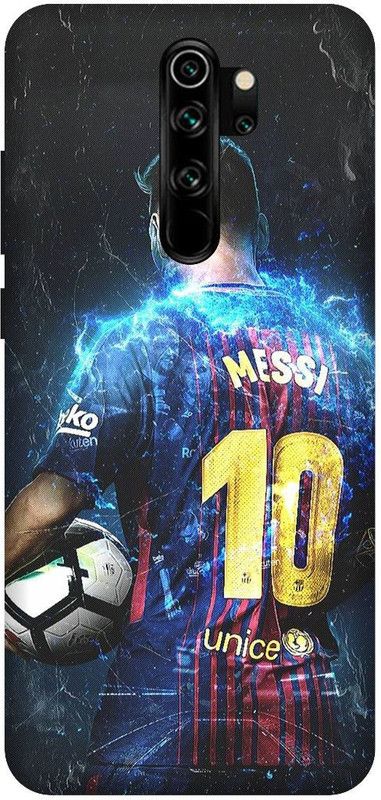 SSMORYA Back Cover for Mi Redmi Note 8 pro (Messi 10) Printed Back Cover  (Multicolor, Waterproof, Pack of: 1)