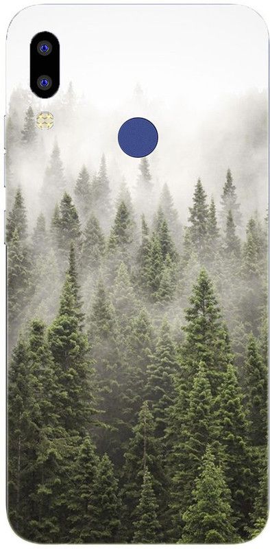 METOO Back Cover for Tecno id3k, Fog in Tree Design Back Cover_Print_244  (Multicolor, Dual Protection, Silicon, Pack of: 1)