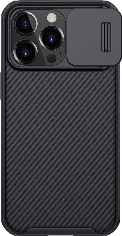 Nillkin Back Cover for Apple iPhone 13 Pro (6.1" Inch) CamShield Pro Camera Slider  (Black, Grip Case, Pack of: 1)