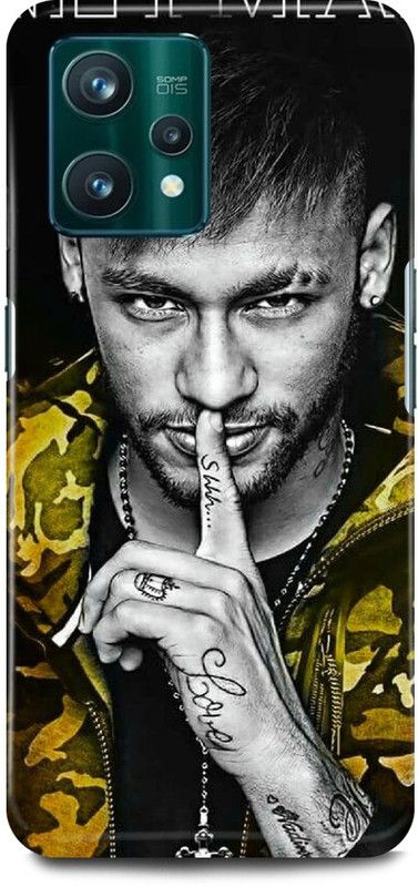 FIKORA Back Cover for Realme 9 Pro Plus 5G, NEYMAR, BARCELONA, PSG, FRANCE, PLAYER  (Yellow, Hard Case, Pack of: 1)