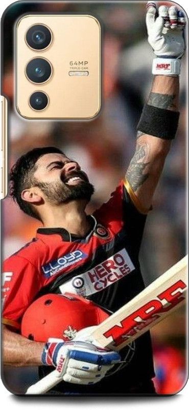 KEYCENT Back Cover for Vivo V23 Pro 5G, V2132 VIRAT KOHLI, CRICKET, ROYAL CHALLENGERS BANGLORE  (Multicolor, Shock Proof, Pack of: 1)