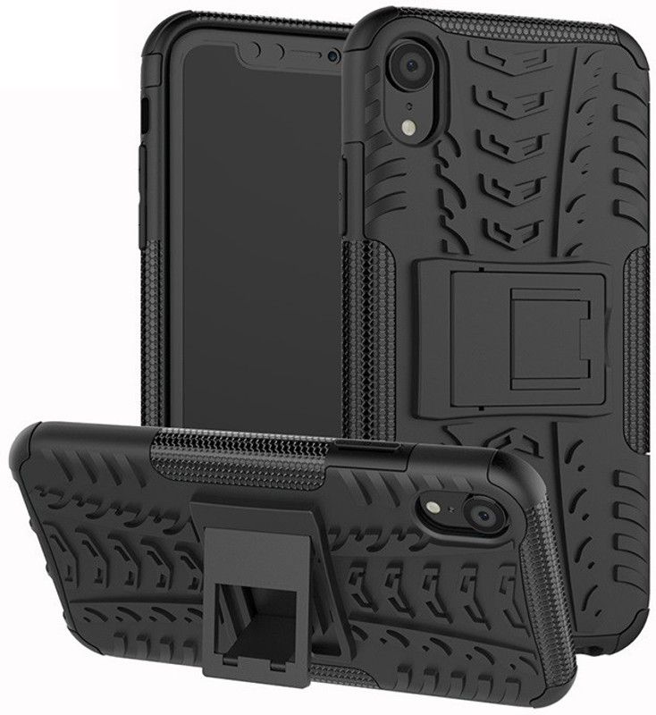 Elica Bumper Case for Apple iPhone XR  (Black, Rugged Armor, Pack of: 1)