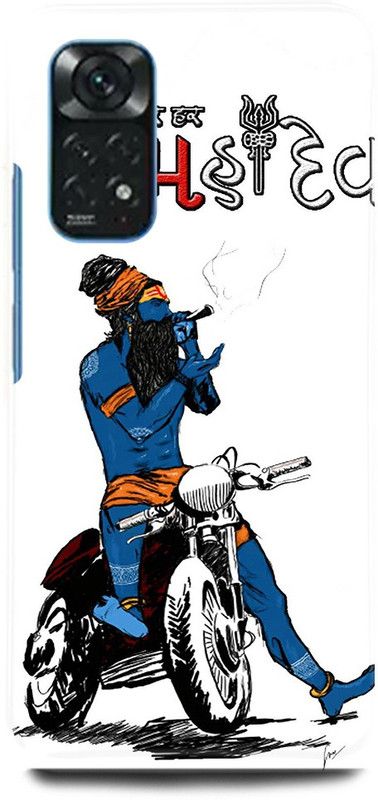 FIKORA Back Cover for Redmi Note 11S, AGHORI, SHIV, SHIVJI, MAHADEV, MAHAKAL  (White, Hard Case, Pack of: 1)