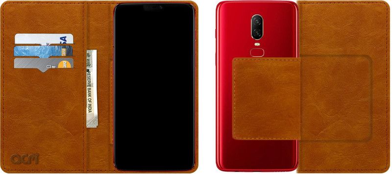 ACM Flip Cover for Kult Impulse Kt05  (Gold, Cases with Holder, Pack of: 1)
