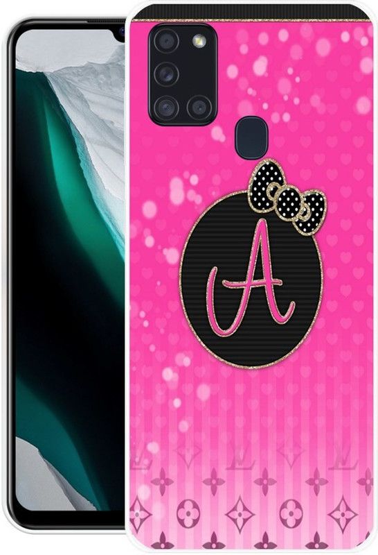 BLUEZAP Back Cover for Samsung Galaxy A21s  (Pink, Grip Case, Silicon)