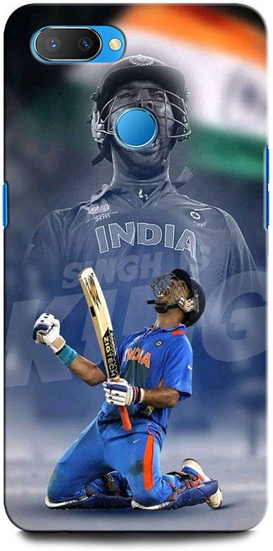 INTELLIZE Back Cover for Realme 2 KL RAHUL, INDIA, CRICKET, PLAYER, SPORTS, CAPTAIN  (Multicolor, Hard Case, Pack of: 1)