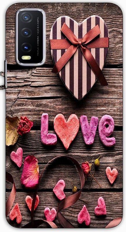 itrusto Back Cover for Vivo Y20G Love PRINTED Back Cover  (Multicolor, Pack of: 1)