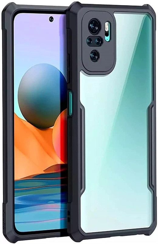 Phone Back Cover Back Cover for Xiaomi Redmi Note 10  (Black, Grip Case, Pack of: 1)