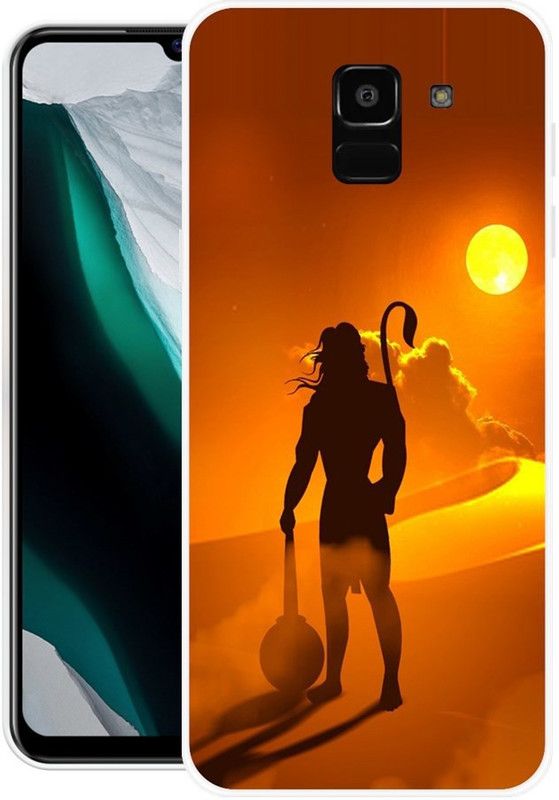 BLUEZAP Back Cover for Samsung Galaxy J6, Samsung Galaxy On6  (Orange, Grip Case, Silicon, Pack of: 1)