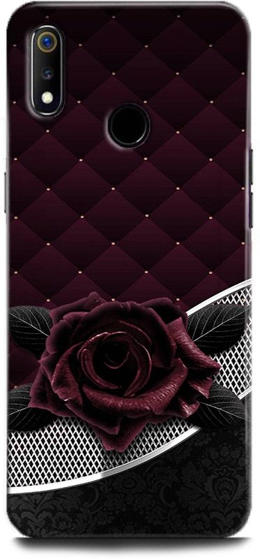 Afterglow Back Cover for Realme 3 Pro  (Maroon, Black, Shock Proof, Pack of: 1)