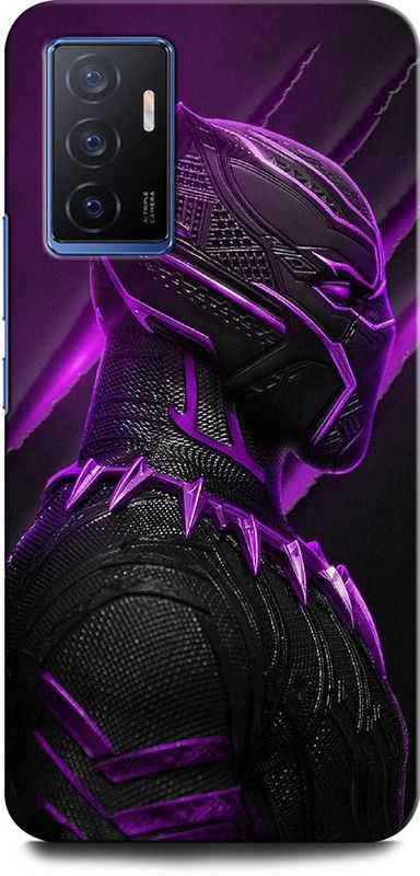 GRAFIQE Back Cover for Vivo V23e 5G BLACKPHANTER, BLACKPHANTERMASK, AVENGER, MARVEL, SUPERHERO  (Multicolor, Shock Proof, Pack of: 1)