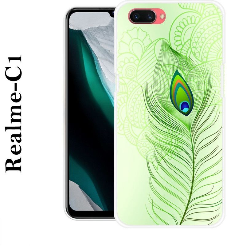 PALWALE BALAJI Back Cover for Realme C1  (Green, Silicon)