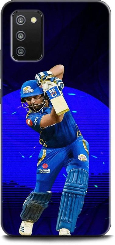 Afterglow Back Cover for SAMSUNG Galaxy F02s ROHIT SHARMA, BCCI,CRICKETER, INDIAN KHILADI, IPL, MI, T20  (Multicolor, Shock Proof, Pack of: 1)