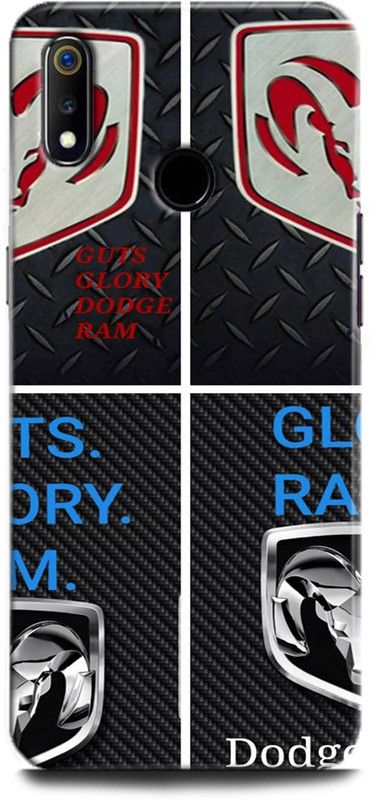 Afterglow Back Cover for Realme 3 Pro DODGE RAM, LOGO  (Multicolor, Shock Proof, Pack of: 1)