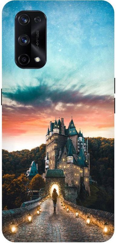 Bluvver Back Cover for Realme X7 Pro, RMX2121, Printed Road Sunset Back Cover  (Multicolor, Hard Case, Pack of: 1)
