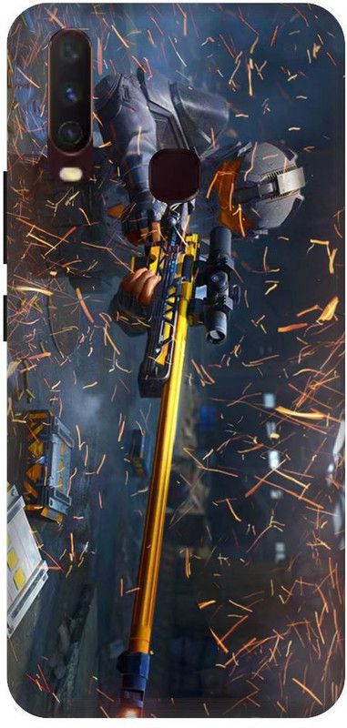 URCHIN Back Cover for vivoY12Pubg, Pubg Map, Pubg Game, Pubg Love  (Multicolor, Shock Proof)