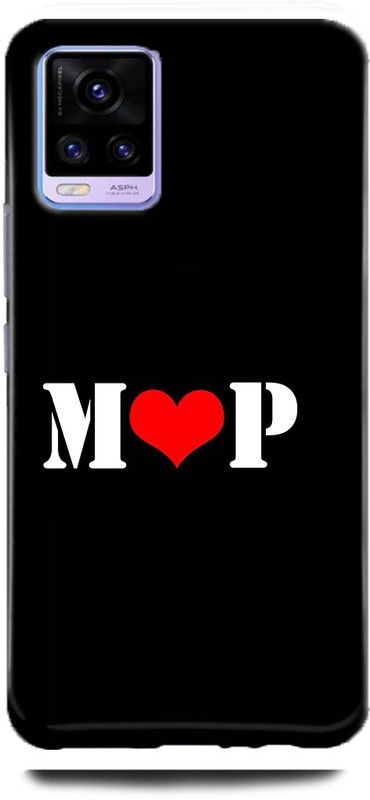 Afterglow Back Cover for Vivo V20 M P, M LOVES P, NAME, LETTER, ALPHABET, MP LOVE, HART  (Multicolor, Shock Proof, Pack of: 1)