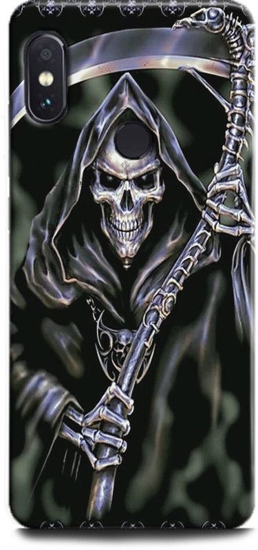 INTELLIZE Back Cover for Mi Redmi Note 5 Pro/ MZB6084IN skull,Printed  (Multicolor, Shock Proof)