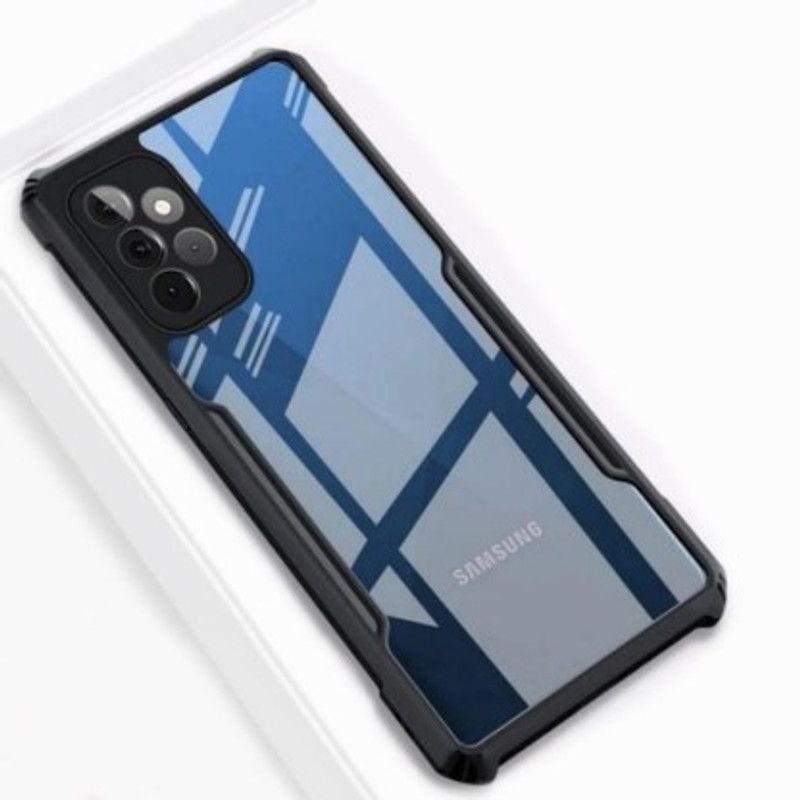 Binzokase Back Cover for Samsung Galaxy A52  (Black, Dual Protection, Pack of: 1)