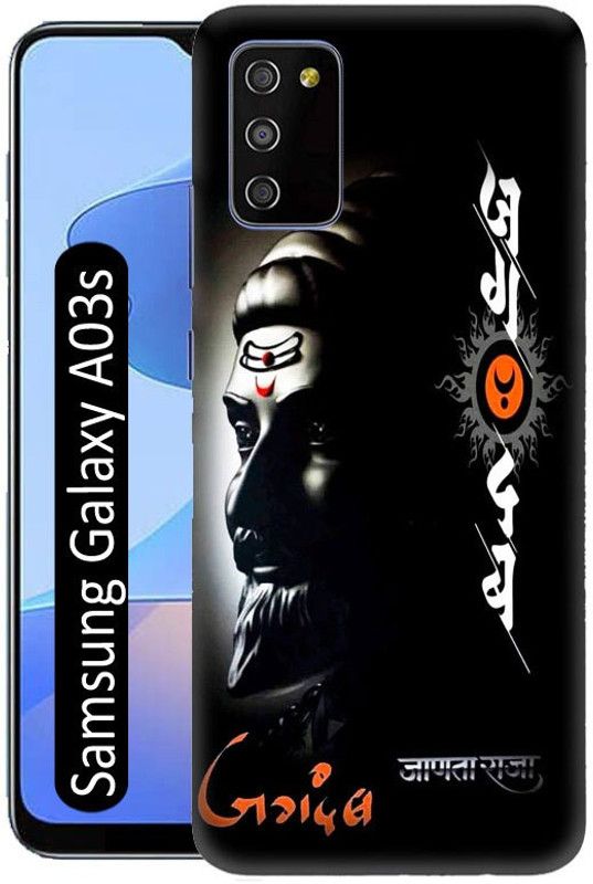 Crafto Rama Back Cover for Samsung Galaxy A03s  (Black, Pack of: 1)