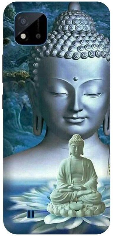3D U PRINT Back Cover for Realme C20 ,Realme C11 (2021) ,RMX3231 Buddha,BHUD DARM  (Green, Waterproof, Pack of: 1)