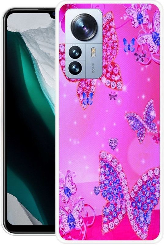 PINKLAND Back Cover for Xiaomi 12 Pro, Mi Redmi 12 Pro  (Multicolor, Grip Case, Silicon)